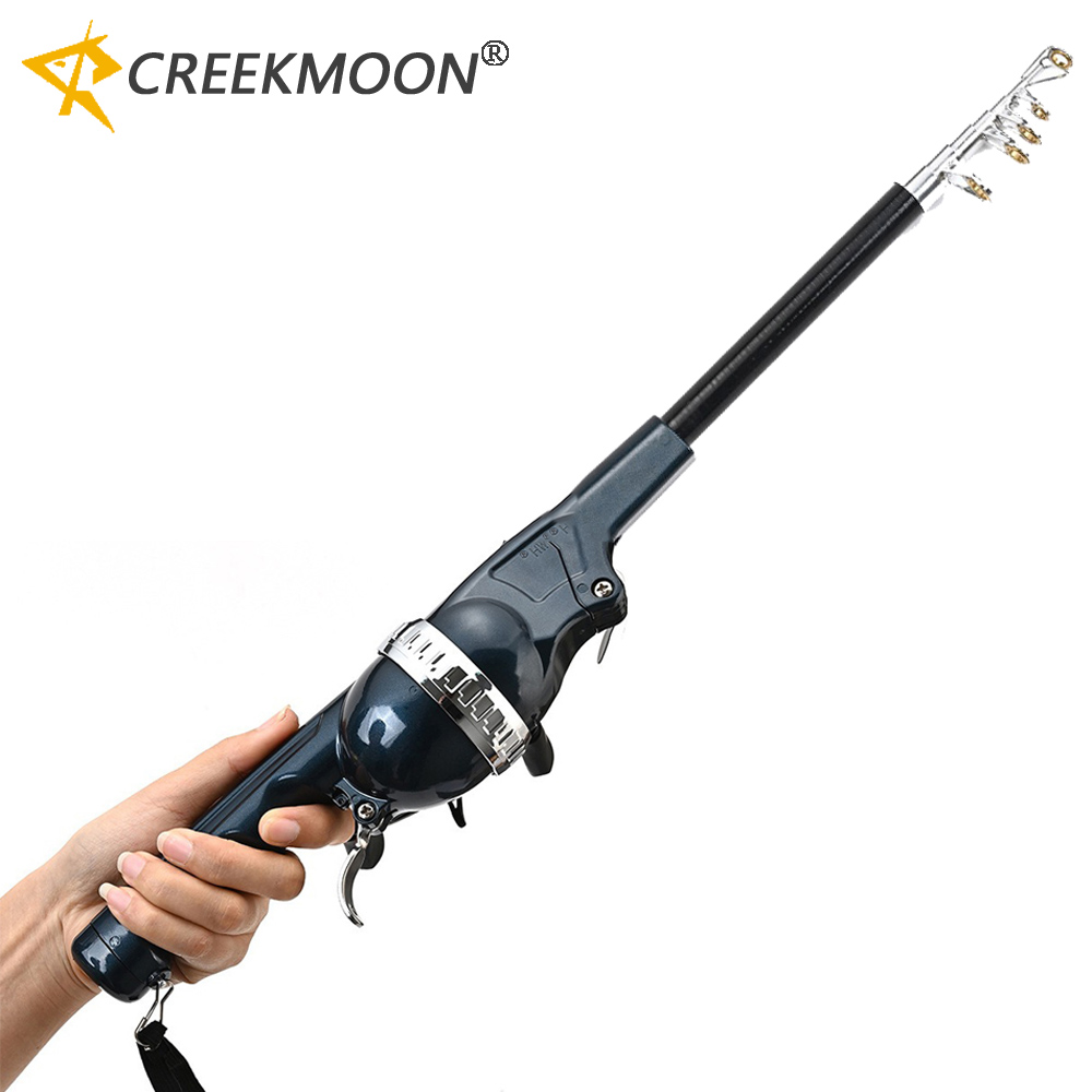 Fishing Rod Combo - 1 セット耐久性のある伸縮式ミニ釣竿折りたたみ海竿コンボエポキシ樹脂耐性リールルアー釣竿屋外旅行用