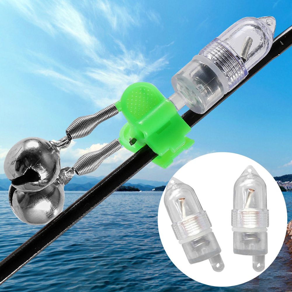 Fishing Rod Travel - 耐久性のある釣りアラートベル,LEDライト,ロッド,バイトサウンド,高品質