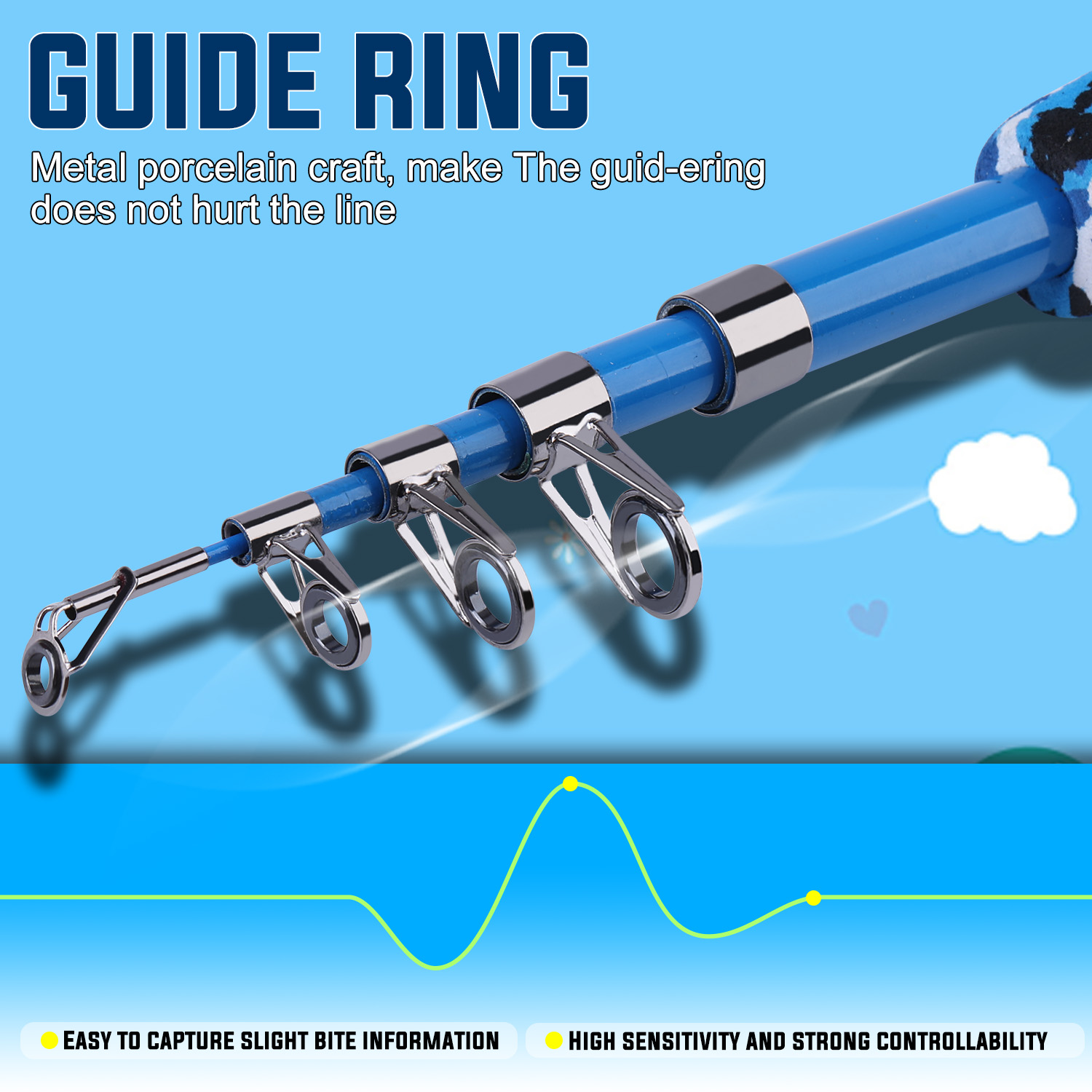 Sougayilang-伸縮式釣り竿,子供用コンボ釣り道具, - Fishing Rod Combo のレビューと価格