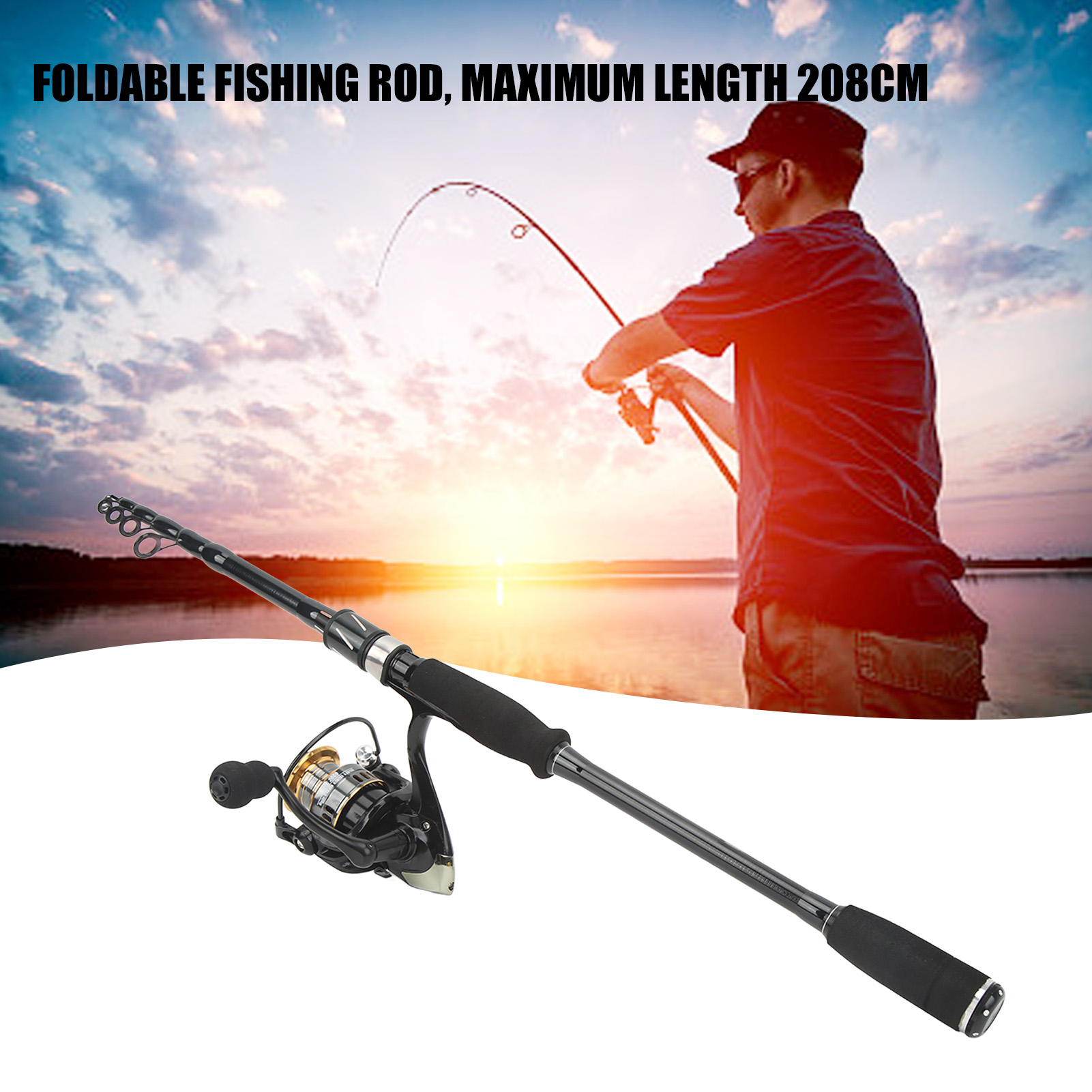 釣り竿とリールのコンボセット 釣り竿セット 大容量メタルワイ - Fishing Rod Combo のレビューと価格