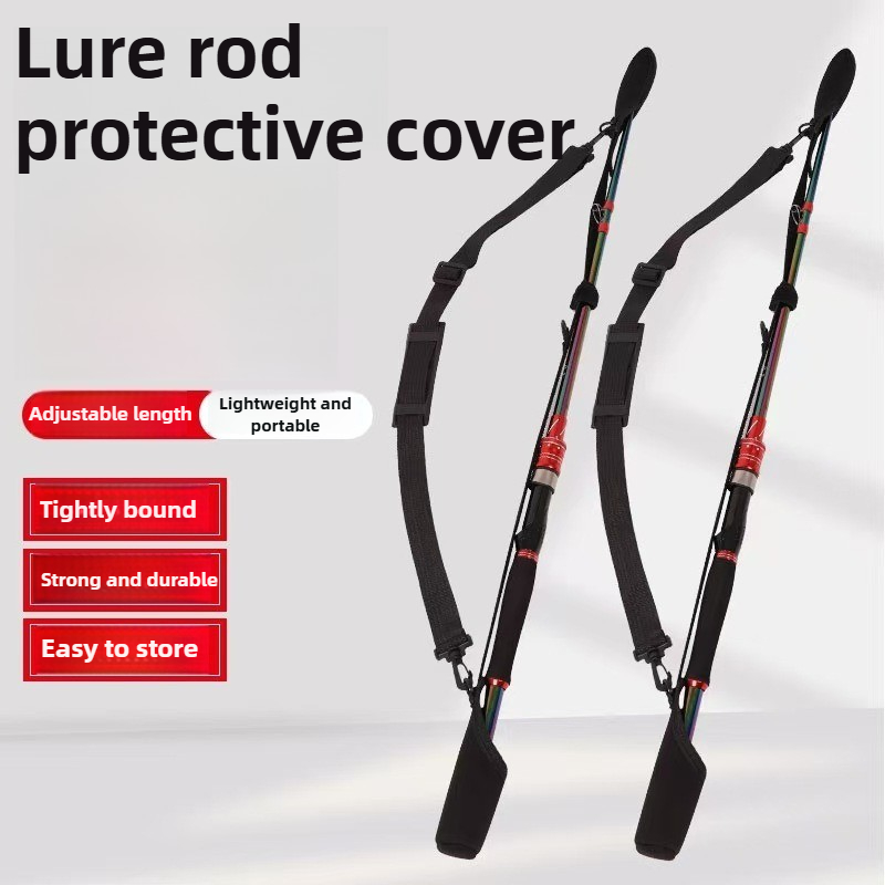 調節可能な釣り竿収納バッグ ポータブルショルダーベルトプロテ - Fishing Rod Combo のレビューと価格