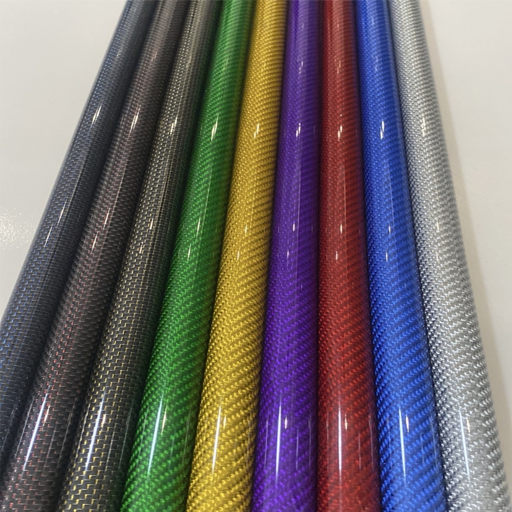 カーボンファイバーチューブ カラー3Kツイルグロス ジャグリ - Fishing Rod Carbon Fiber のレビューと価格