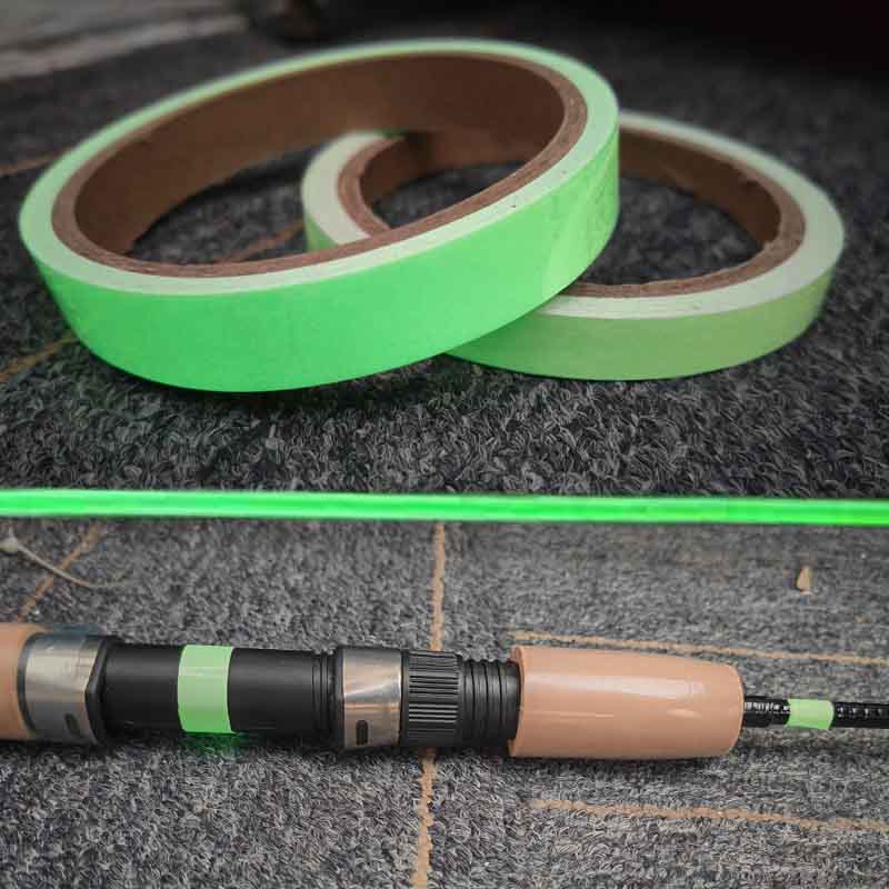 暗闇で光るテープ自己粘着グリーン発光テープ釣竿用安全警告ステ - Fishing Rod Repair Kit のレビューと価格