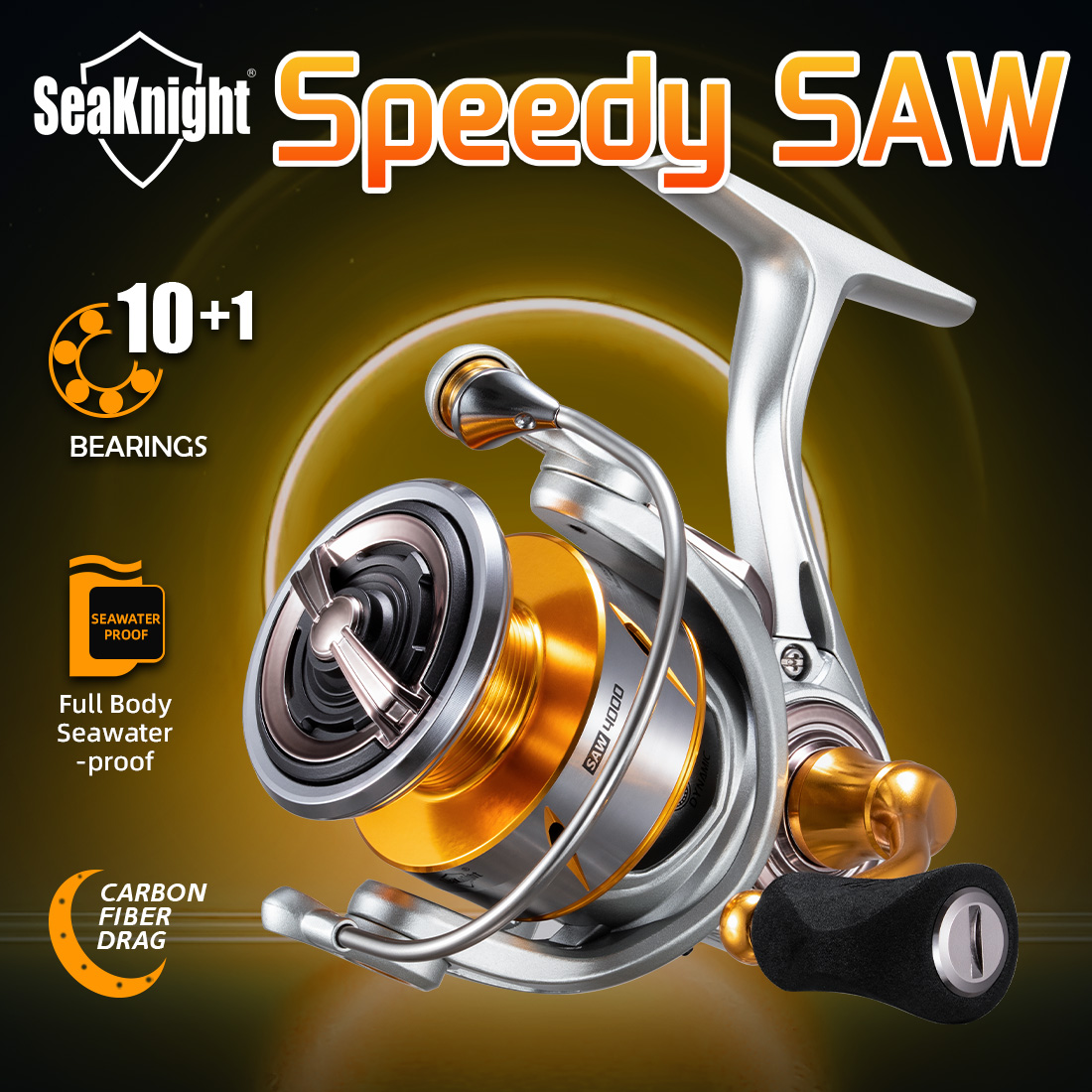 SeaKnightブランド スピーディーソー 海水釣りスピニ - Kastking Reel Zephyr のレビューと価格