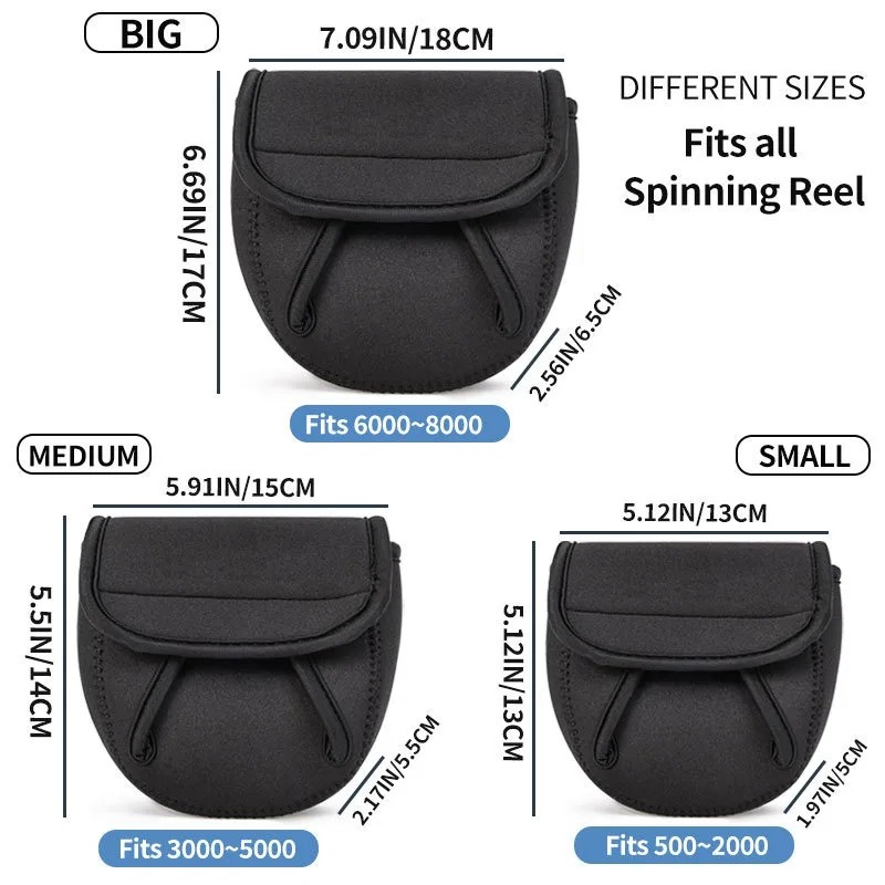 釣りリール保護カバーバッグ スピニングリールケース ポーチホ - Fishing Rod Combo のレビューと価格