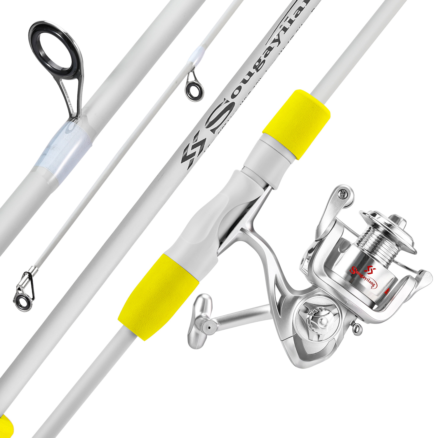 ソウゲイラン 2セクション スピニングフィッシングロッドとフ - Fishing Rod Spinning のレビューと価格